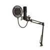 MICROFONO PROFESSIONALE NEDIS GSMIC410BK CON ASTA PER STREAMING USB CON FILTRO ANTI-POP